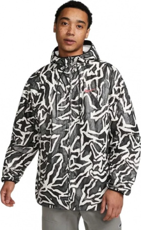Вітровка Nike M NSW TREND JKT AOP чорно-біла DX0035-060