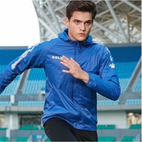 Вітровка Kelme Windproof синьо-біла 3881211.9409