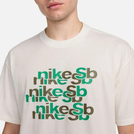 Футболка Мужская Nike Sb Tee Oc Repeat Brd Beige Fv3494-133