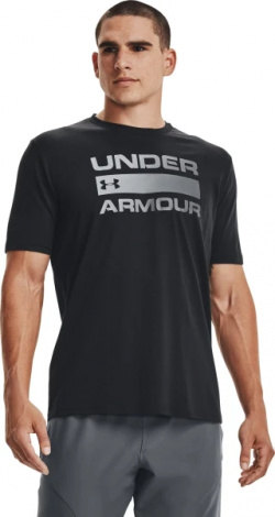 Футболка Under Armour TEAM ISSUE WORDMARK чорна 1329582-001