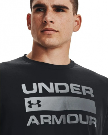 Футболка Under Armour TEAM ISSUE WORDMARK чорна 1329582-001