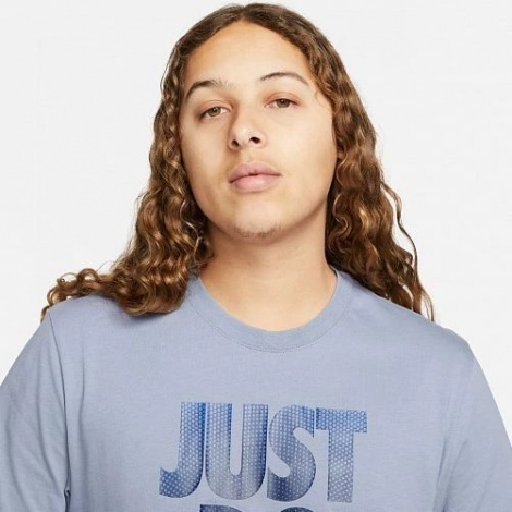 Футболка Nike M NSW TEE 12MO JDI блакитна DZ2993-493