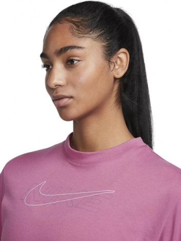 Футболка жіноча Nike W NK DF TEE SS BOXY рожева DX7984-656