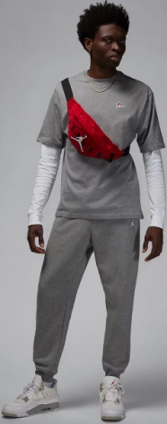 Футболка Nike JORDAN BRAND SNEAKER PATCH сіра FN5982-091