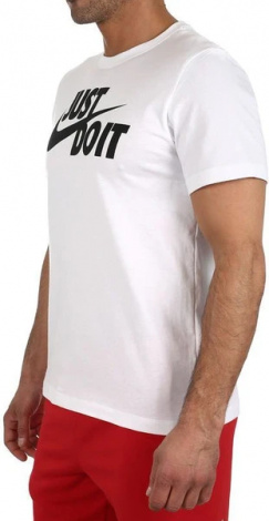 Футболка Nike NSW TEE JUST DO IT SWOOSH біла AR5006-100