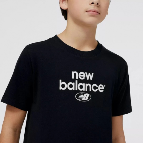 Футболка підліткова New Balance ESSENTIALS REIMAGINED ARCHIVE чорна YT31507BK