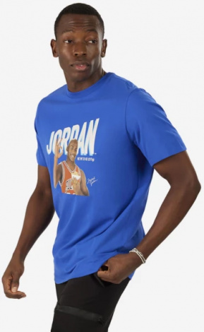 Футболка Nike JORDAN PHOTO SS CREW синя DV8434-480