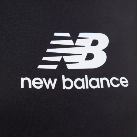 Футболка підліткова New Balance ESSENTIALS STACKED LOGO JERSEY чорна YT31541BK