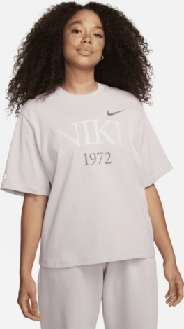 Футболка жіноча Nike W NSW TEE CLASSICS BOXY світло-фіолетова FQ6600-019