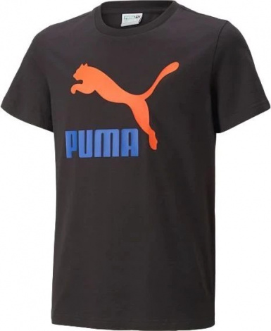 Футболка підліткова Puma Classics Logo Tee чорна 53952601