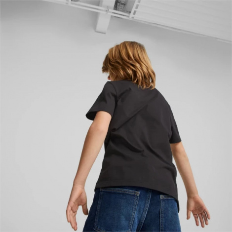 Футболка підліткова Puma Classics Logo Tee чорна 53952601