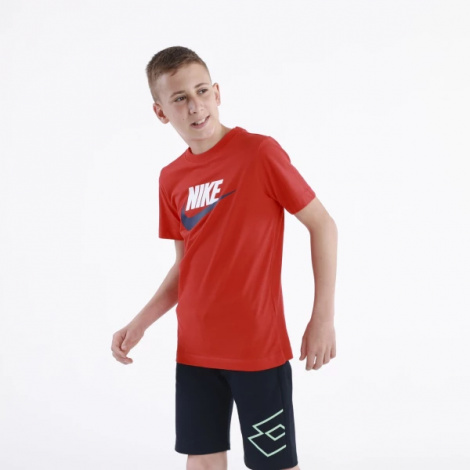 Футболка підліткова Nike K NSW TEE FUTURA ICON TD червона AR5252-659
