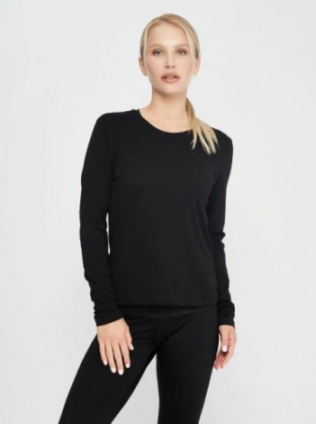 Реглан Joma ORGANIC LONG SLEEVE T-SHIRT BLACK