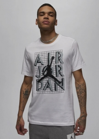 Футболка Nike MJ BRAND JM STACK SS CREW біла FN5978-100