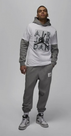 Футболка Nike MJ BRAND JM STACK SS CREW біла FN5978-100