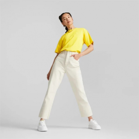 Футболка жіноча Puma YONA SUNP MOCK NECK TEE жовта 53797741