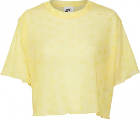 Футболка Nike W NSW AIR AOP MESH SS CROP TOP