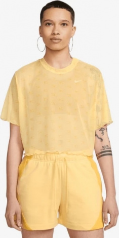 Футболка Nike W NSW AIR AOP MESH SS CROP TOP