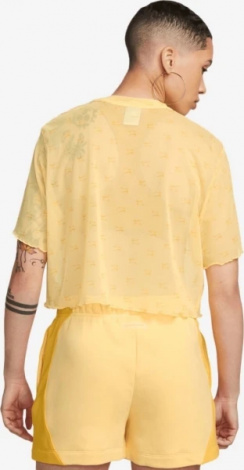 Футболка Nike W NSW AIR AOP MESH SS CROP TOP
