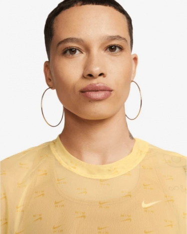 Футболка Nike W NSW AIR AOP MESH SS CROP TOP