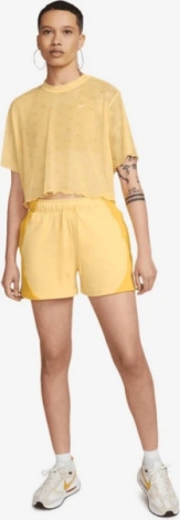 Футболка Nike W NSW AIR AOP MESH SS CROP TOP