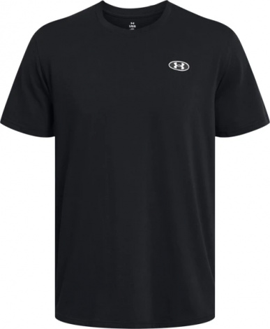 Футболка Under Armour HEAVYWEIGHT LEFT CHEST PATCH чорна 1382902-001