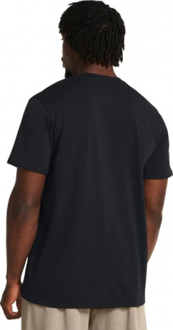 Футболка Under Armour HEAVYWEIGHT LEFT CHEST PATCH чорна 1382902-001