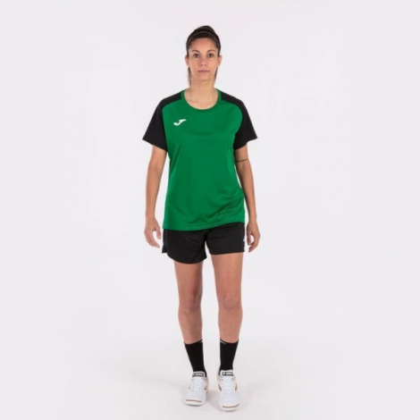 Футболка жіноча Joma ACADEMY IV зелено-чорна 901335.451