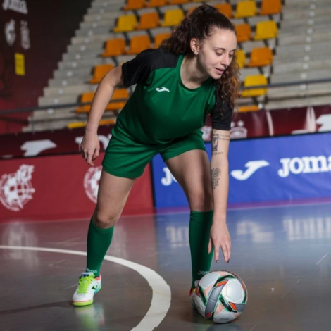 Футболка жіноча Joma ACADEMY IV зелено-чорна 901335.451