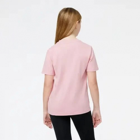 Футболка підліткова New Balance ESSENTIALS STACKED LOGO JERSEY рожева YT31541HAO