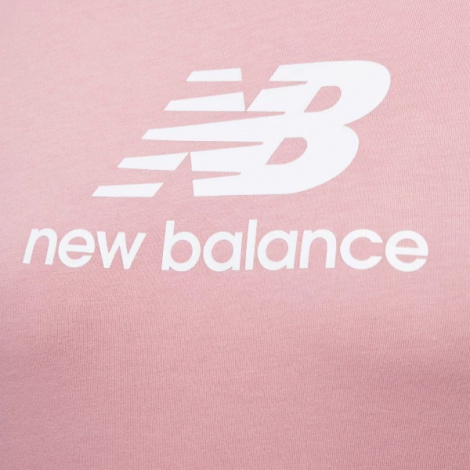 Футболка підліткова New Balance ESSENTIALS STACKED LOGO JERSEY рожева YT31541HAO