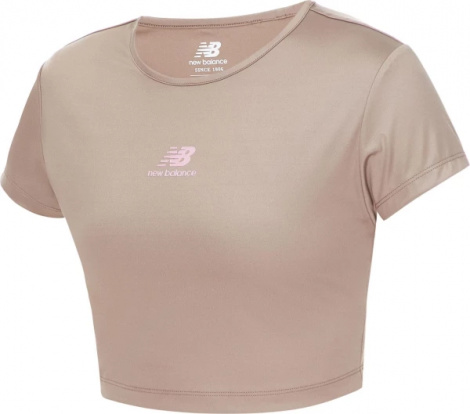 Футболка жіноча New Balance ATHLETICS PEARL коричнева WT31556MS