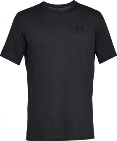 Футболка Under Armour LEFT CHEST LOGO чорна 1326799-001