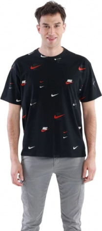 Футболка Nike M NSW TEE M90 12MO LBR AOP чорна DZ2991-010