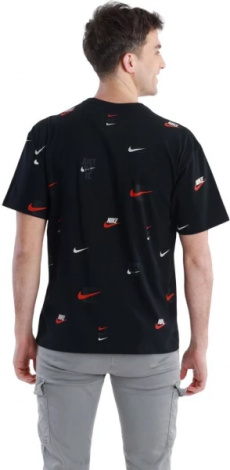 Футболка Nike M NSW TEE M90 12MO LBR AOP чорна DZ2991-010