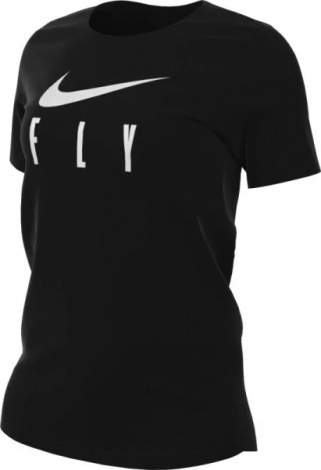 Футболка жіноча Nike W NK DF SWOOSH FLY GRX TEE чорна FQ6606-010