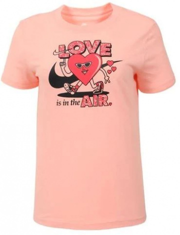 Футболка жіноча Nike TEE SS VDAY рожева DN5878-697