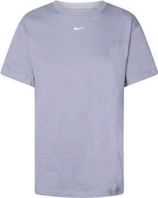 Футболка жіноча Nike W NSW ESSNTL TEE BF LBR блакитна DN5697-519
