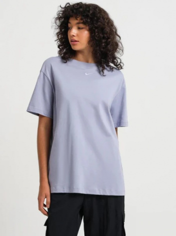 Футболка жіноча Nike W NSW ESSNTL TEE BF LBR блакитна DN5697-519