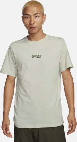 Футболка Nike M TEE LBR BIG SWOOSH сіра FQ3785-020