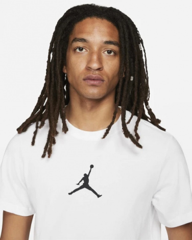 Футболка Nike JORDAN MJ JUMPMAN DF SS CREW біла CW5190-102
