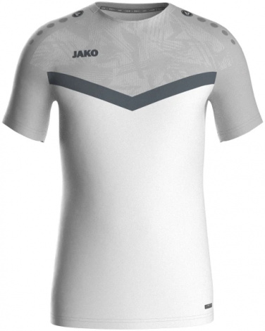 Футболка Jako ICONIC біло-сіра 6124-016