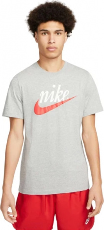 Футболка Nike M NSW TEE FUTURA 2 сіра DZ3279-063