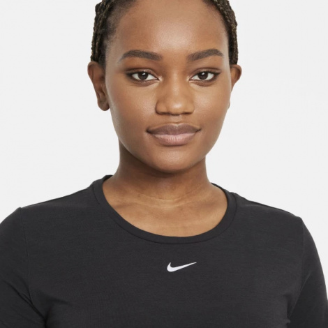 Футболка жіноча Nike W NK ONE LUXE DF SS STD TOP чорна DD0618-010