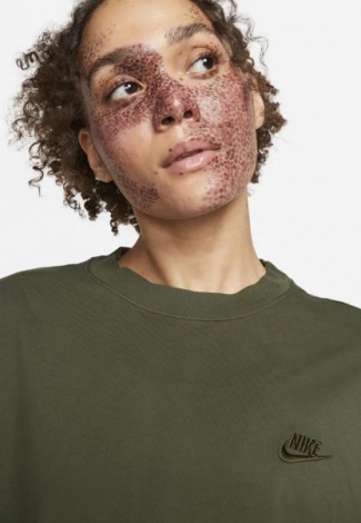 Футболка жіноча Nike W NSW TEE ESSNTL+ хакі DX7912-325