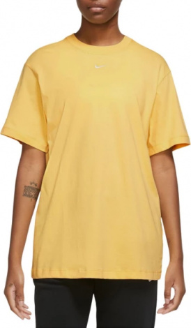 Футболка жіноча Nike W NSW ESSNTL TEE BF LBR жовта DN5697-795