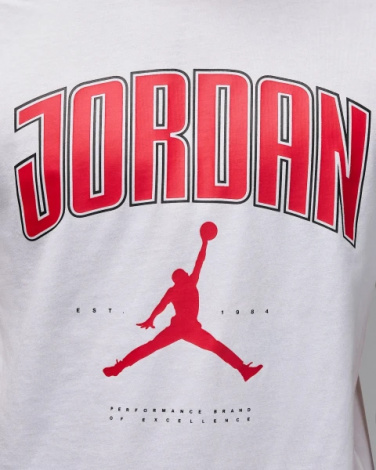 Футболка Nike JORDAN CITY 88 SS CREW біла червона HQ0009-100