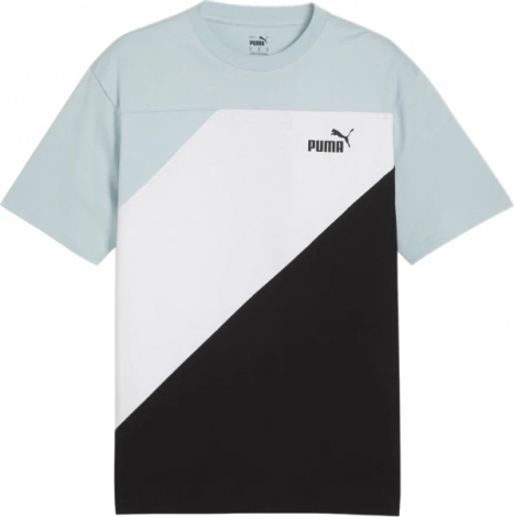 Футболка Puma POWER COLORBLOCK TEE бірюзово-біло-чорна 67892922