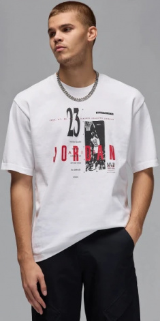 Футболка Nike JORDAN REISSUE GX SS CREW біла HJ2356-100