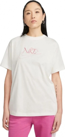 Футболка жіноча Nike W NSW TEE OC 2 BF біла FB8203-133